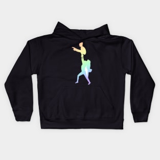 Copy of A women’s trio doing lunge column Kids Hoodie